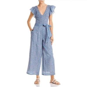 Rebecca Taylor La Vie V-neck Jumpsuit size Small
